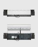 Minirampe MR.Hydraulisk BOX Alu og Stål "Edge og dock"