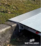 Kilerampe SHL Containerrampe aluminium lengde 1,5m bredde 2,2m med kapasitet opp til 8000kg