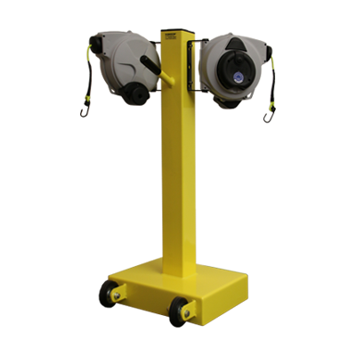 ALA0022 Flyttbart avsperringsstativ, 2 x 2000cm