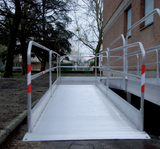 Ferdselsbro aluminium, 120cm