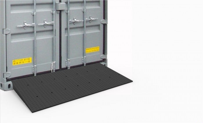Containerrampe gummi, 150mm - Ramper.no