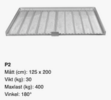 Rullestolrampe Feal systemrampe Aluminium 130 cm bred