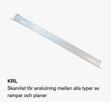 Rullestolrampe Feal systemrampe Aluminium 130 cm bred