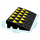 Fortausrampe gummi 100mm - Ramper.no