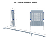 FEAL iRamp Kjøretøy rampe, 3 delte modeller. 248,5cm til 428,5cm. 82cm og 90cm bredde