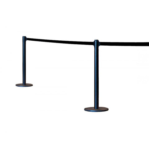 Køordner, stolpe med bånd på rull