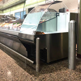 Støtdempende pullert, Rustfri