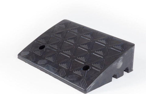 Fortausrampe gummi 13,5cm Par Sort - Ramper.no