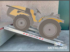 Lasteramper par M125. Kapasitet  opp til 6000 kg per par. Bredde 36 eller 40cm