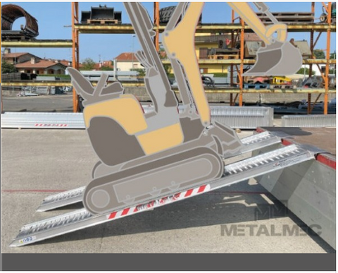 Lasteramper par M076. Kapasitet  opp til 3500 kg per par. Bredde 30 - Ramper.no