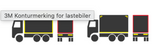 Heskins Konturmerkingstape for lastebiler ECE104 - Ramper.no
