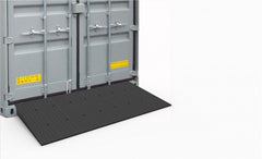 Containerrampe gummi, 150mm