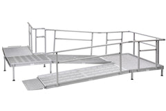 IRAMP Rullestolrampe Feal systemrampe Aluminium 90 cm bred