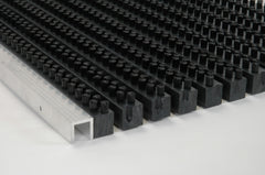 BRUSHWELL børstematte, 22mm Entrematte Avskrapningsmatte