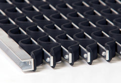 Openwell lamellmatte, 22mm, Gummi Entrematte - Skrapematte